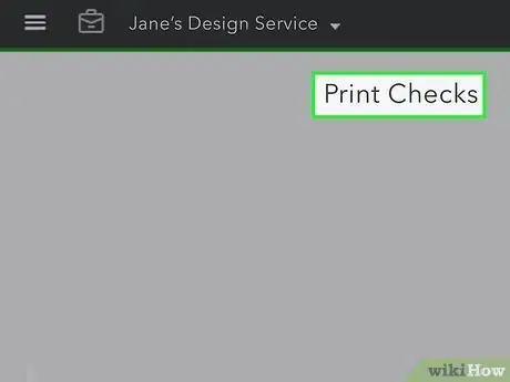 Image titled Print Checks in Quickbooks Step 3