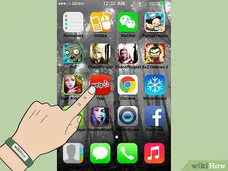 Image titled Add a Business to Yelp With the Yelp for iPhone App Step 1