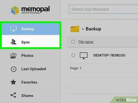 Image titled Share a File on Memopal Step 2