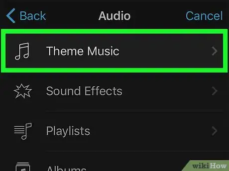 Image titled Edit Music in iMovie on iPhone or iPad Step 6