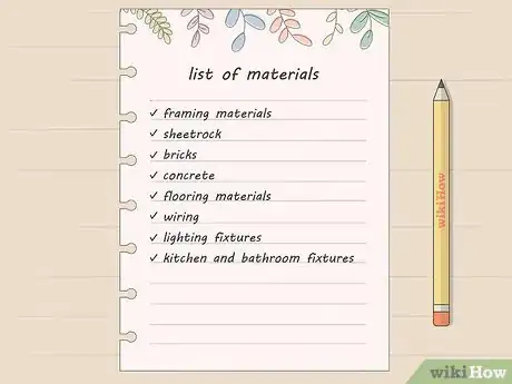 Image titled Prepare a Bill of Quantities Step 2