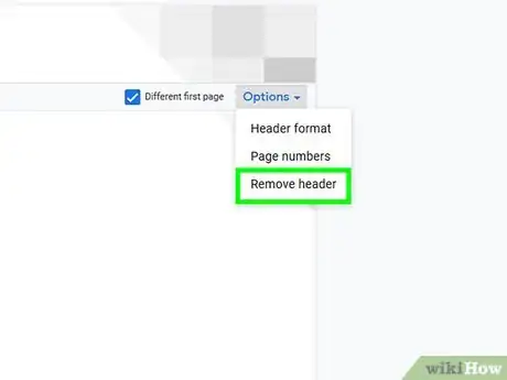 Image titled Delete a Header in Google Docs Step 10