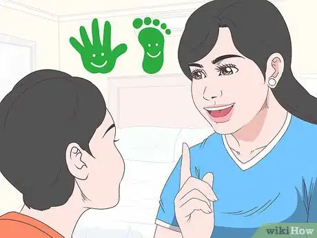 Image titled Prepare a Child for a Reflexology Session Step 1
