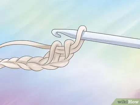 Image titled Crochet a Hooded Scarf Step 2