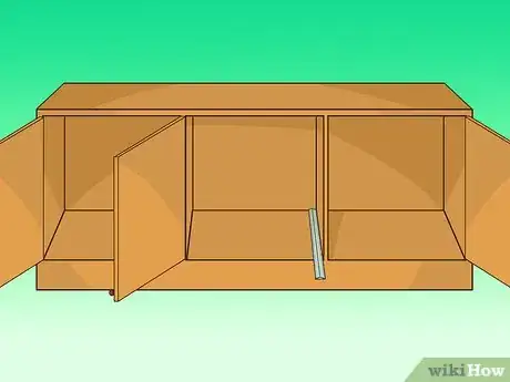 Image titled Hang Sheet Metal in Your Cabinets Step 2