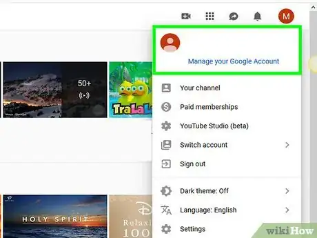 Image titled Customize Your Account on YouTube Step 2