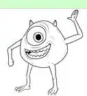 Draw Mike from Monster's, Inc