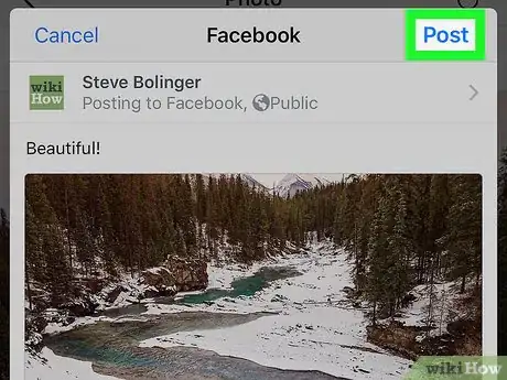 Image titled Share from Instagram to Facebook on iPhone or iPad Step 17