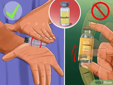 Image titled Draw Up Insulin Step 3