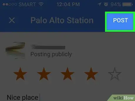 Image titled Write Reviews on Google Maps on an iPhone Step 10