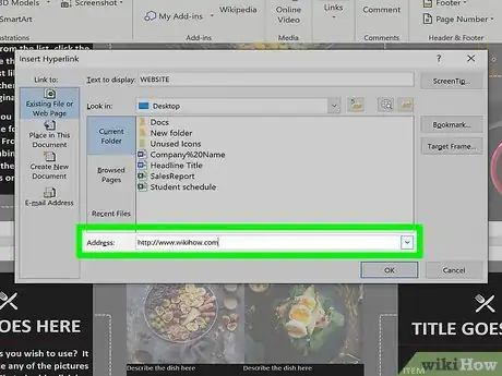 Image titled Insert a Hyperlink in Microsoft Word Step 4