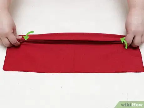 Image titled Fold a Napkin for a Napkin Ring Step 7