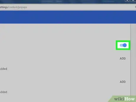 Image titled Allow Pop ups on Google Chrome Step 7