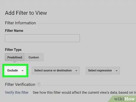 Image titled Create a Filter in Google Analytics Step 8