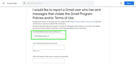 Image titled Enter email into Gmail Abuse Form.png