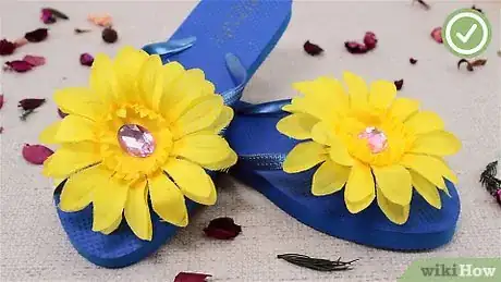 Image titled Make Flower Flip Flops Step 8