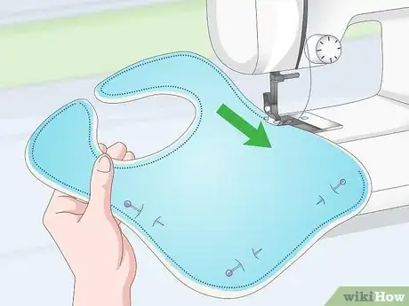 Image titled Cut and Sew a Baby Bib With Snaps Step 18