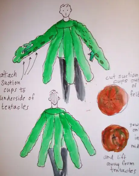 Image titled Pin and sew tentacles