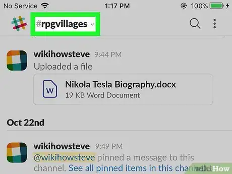 Image titled Invite Someone to a Slack Channel on iPhone or iPad Step 4