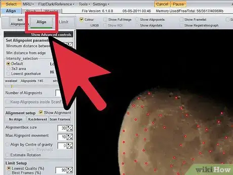 Image titled Align and Stack Multiple Moon Pictures with Ninox and Registax Step 9