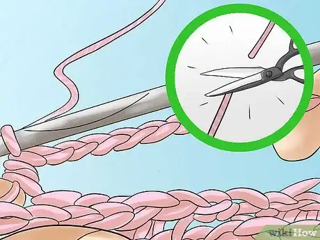Image titled Crochet a Pink Ribbon Scarf Step 10