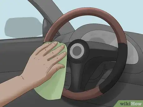 Image titled Clean a Leather Steering Wheel Step 1