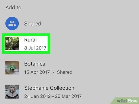 Image titled Merge Albums on Google Photos on iPhone or iPad Step 8