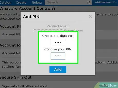Image titled Set Up Account Security on ROBLOX Step 8