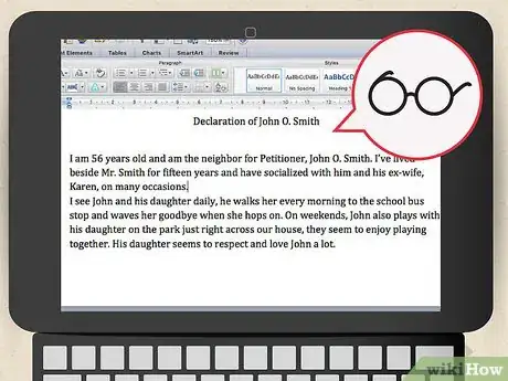 Image titled Write a Family Law Declaration in Washington State Step 14