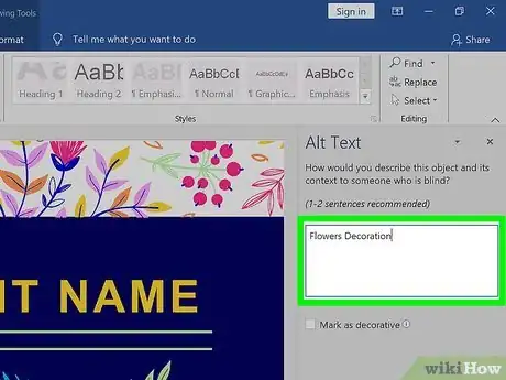 Image titled Edit Alt Text in Word Step 12