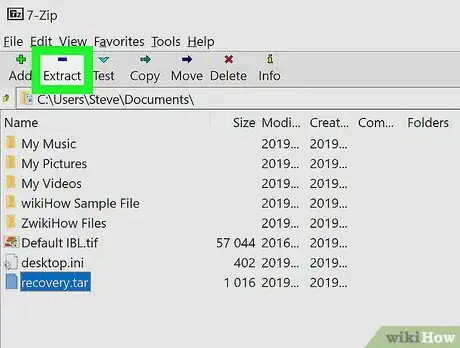 Image titled Open a TAR File on PC or Mac Step 15