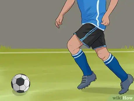Image titled Half Volley a Soccer Ball Step 9