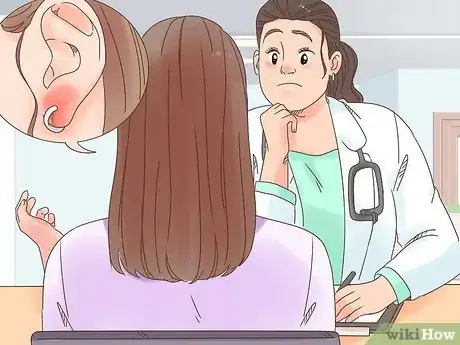 Image titled Treat an Infected Ear Piercing Step 1