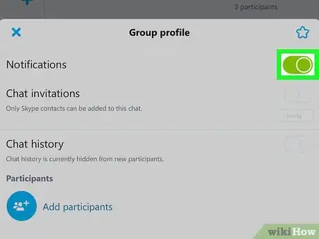 Image titled Mute a Group Chat on Skype on iPhone or iPad Step 10