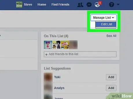 Image titled Group Facebook Friends on a PC or Mac Step 12