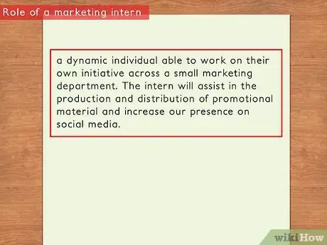 Image titled Write a Job Description for an Intern Step 3