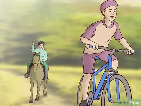 Image titled Yield to a Horse on a Multi Use Trail Step 12