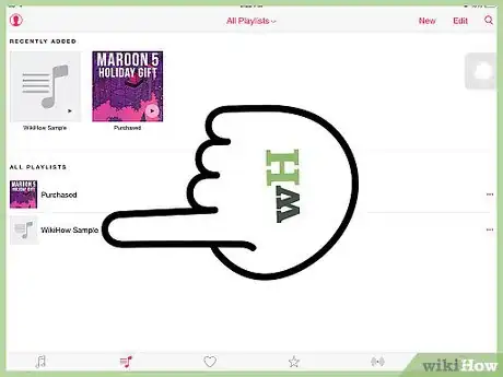Image titled Make a Playlist on an iPod Step 3
