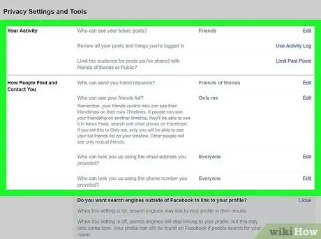 Image titled Check if Your Facebook Information Is Public Step 4