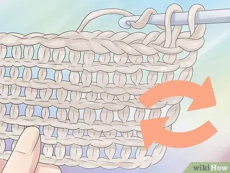 Image titled Crochet a Hooded Scarf Step 8