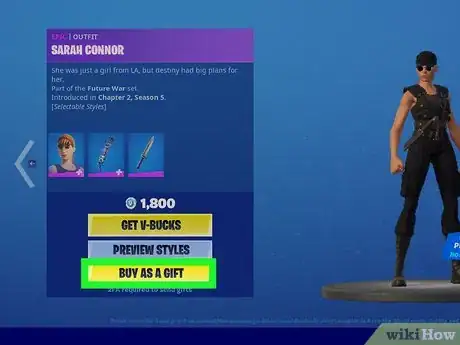 Image titled Buy a Gift in Fortnite Step 6