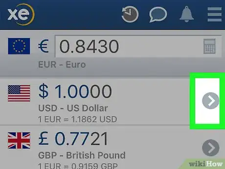 Image titled Use the XE Currency App Step 9