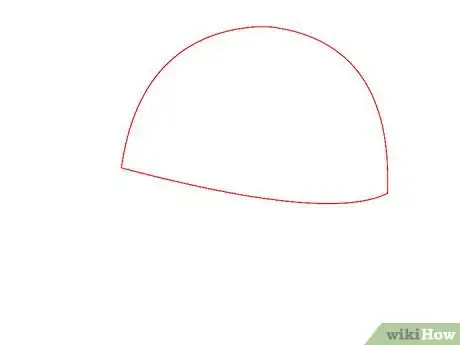 Image titled Draw a Baseball Cap Step 1