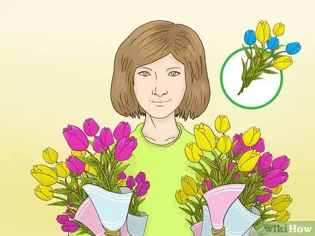 Image titled Make a Tulip Wreath Step 1