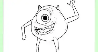 Draw Mike from Monster's, Inc