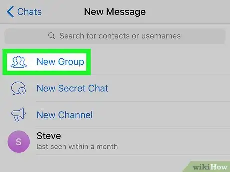 Image titled Start a Telegram Group on iPhone or iPad Step 3