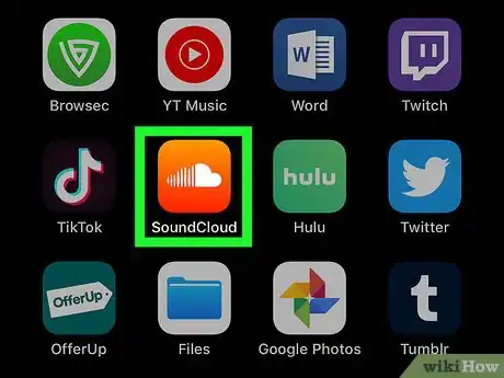 Image titled Make a Playlist on SoundCloud on iPhone or iPad Step 1