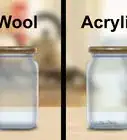 Tell Wool Yarn from Acrylic Yarn