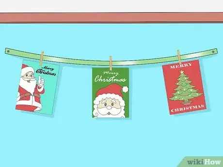 Image titled Hang Christmas Cards Step 1
