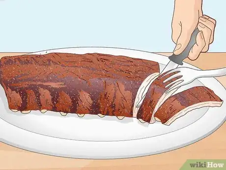Image titled Smoke Baby Back Ribs Using the 2 1 1 Method Step 12